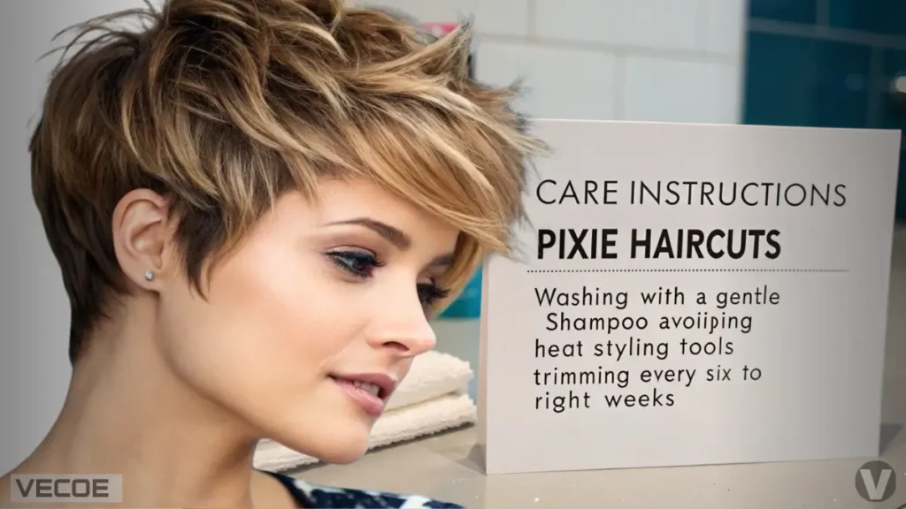 Care instructions for pixie haircuts