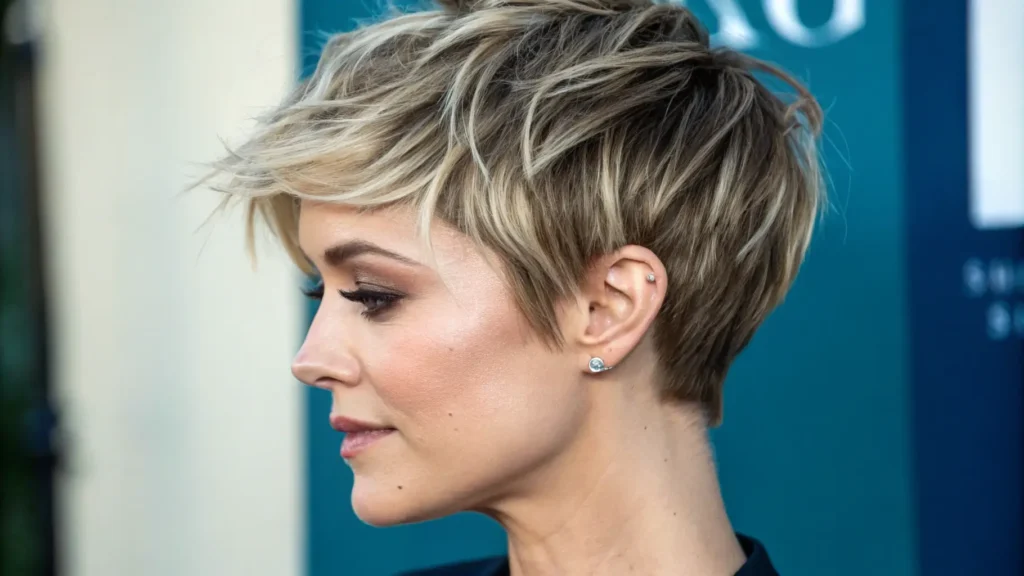 Layered pixie haircuts