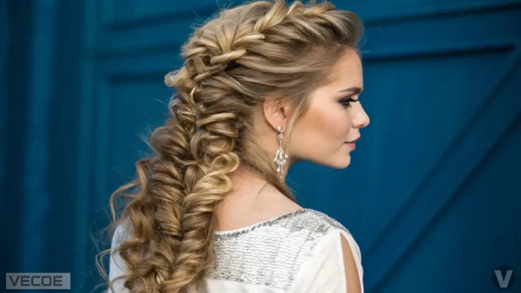 The Curly Fishtail Braid A Perfect Blend of Elegance and Playfulness for Long Curly Hairstyles